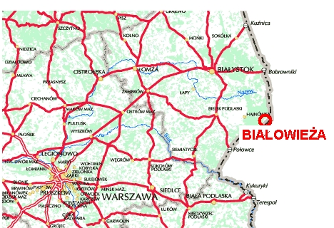 Warsaw to Bialystok